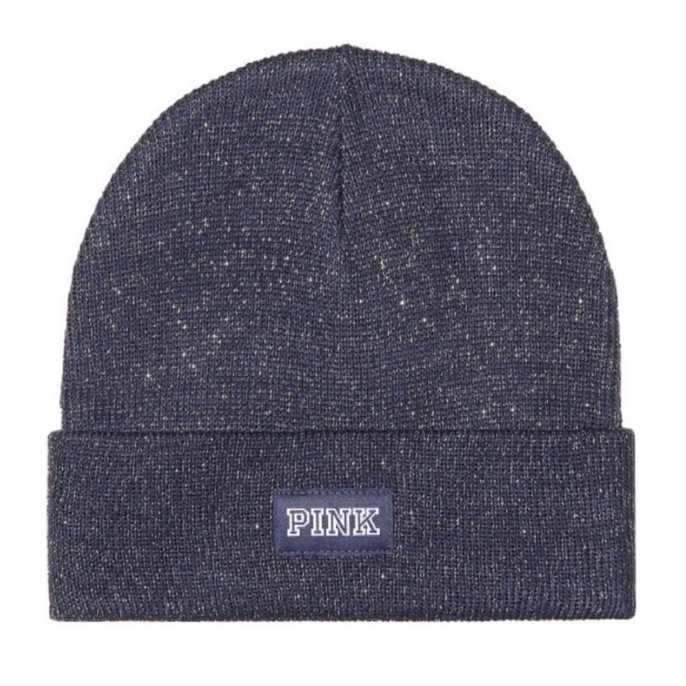 VS PINK shimmer beanie